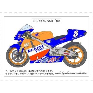 1/12ホンダNSR500'01ロッシサイドカウルデカール - ミュージアムコレクションオンラインショップ