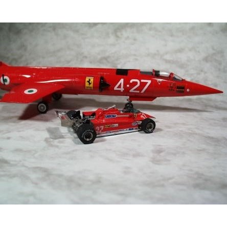 F-104スターファイターフェラーリモデル1/100,1/72,48デカール